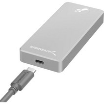 정품 SABRENT 사브렌트 로켓 프로 2TB USB 3.2 외장 알루미늄 SSD(SB PRO) 1145490, 256 GB