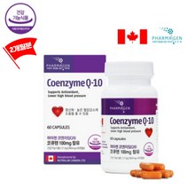 코큐텐 항산화 파마젠 코엔자임Q10 2개월분, 1통, 60캡슐