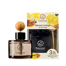 불스원 그라스 디퓨저 허니레몬 고급 차량용 차 방향제 105ml, 상세페이지 참조