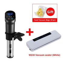biolomix 3rd generation smart wifi control sous vide cooker 1200w immersion circulator 진공 히터 정확한 온도, 블랙 앤 화이트 진공, 영국