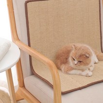묘해냥해 고양이 사이잘 스크래쳐 매트, 대 50cm x 80cm