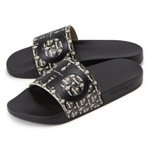 [페라가모] 더블 간치니 GROOVE 6 BEIGE NERO 0729248 남자 슬리퍼