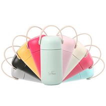 Yerbam 156g(5.5온스) 미니 텀블러 스테인리스 스틸 진공 단열 물병 이중벽 보온병 스몰 사이즈 BPA 프리 누출 방지 (티 그린), bubble gum