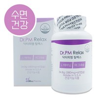 셀파마 닥터 피엠 릴렉스 L-테아닌 마그네슘 수면 불면 영양제, 60정, 1개