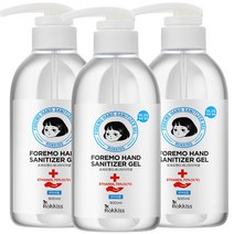 록키스 포레모핸드세니타이저겔 에탄올 70%, 500ml, 3개