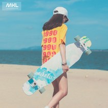 [XiangBaiLing해외구매대행] 입문 댄싱용 캐릭터 보드 47인치 킥그립 입문용 댄싱 롱보드 컴플릿 보드, AL