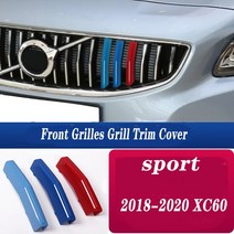 3 pcs 자동차 M 3 스웨덴 색 전면 그릴 볼보 S60L S90L XC40 XC60, 03 M18-20 XC60, 03 M18-20 XC60