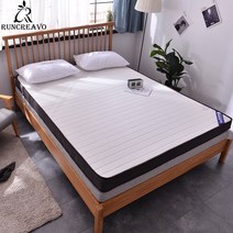 베스트 슬립 패밀리 저상 토퍼 가족 침대 매트 새로운 스타일의 침실 가구 접는 라텍스, 1800mm x 2000mm, 흰색 5cm