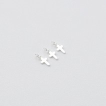 1-3-015 실버 펜던트 미니 십자가 5.4x10mm
