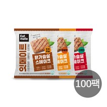 랭킹닭컴 잇메이트 닭가슴살 스테이크 혼합구성, 100g, 100팩