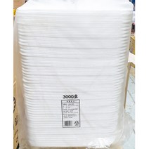 일회용스티로폼접시285mmX213mm 50개입 스치로폴그릇 포장 테이크아웃용