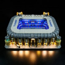 레고 호환 10299 경기장 레알 마드리드 아이콘 산티아고 베르나베우 스타디움, 필수선택:10299