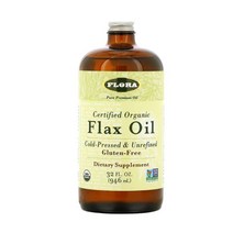 Flora 오가닉 플랙스 오일, 946ml, 1개