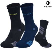 블랙야크 공용 사계절 등산 스포츠 양말 쿨맥스 마운틴테크니컬삭스 2BYSCX2905, NAVY, 26