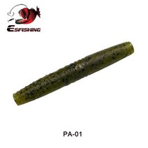 웜 기어 모터 ESFISHING 기교 10pcs 65mm 스틱 미끼 파이크베이스 실리콘 Pesca Isca 인공 낚시, PA01+65mm 10pcs