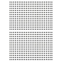 블랙 원형스티커 3MM 6P 포장용데코 베이커리박스부착