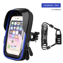 입문용 자전거 핸드폰 받침대 방수 자전거 휴대폰 거치대 스탠드 오토바이 핸들 바 마운트 가방 케이스 범, 18 스타일 I 1pc