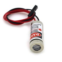 2pcs 12mm 5mw 레드 라인 레이저 모듈 MXD1230 포인트 스팟 크기 조정 가능한 방출 헤드 Ciclop 스캐너 3D, 한개옵션0