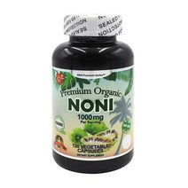 미국 프리미엄 오가닉 노니 100% 1 000mg 120베지캡슐, 1box, 120캡슐