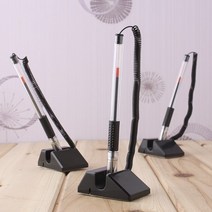 사무용 스탠드볼펜 접착식볼펜 테이블볼펜 데스크볼펜 1P 은행 동사무소 책상 고정 펜, 블랙