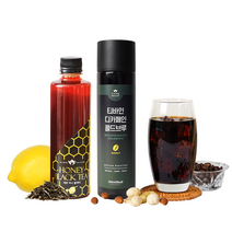 [냉장배송]티바인 아샷추 세트 디카페인 콜드브루 커피 1병 + 홍차 레몬 자몽 아이스티 고농축 원액 400ml 1병, 미드나잇+레몬, 3개, 500ml