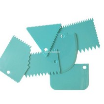 도예 조소 도자기 스크래퍼 도구 클레이 피스 윤곽 텍스처 세라믹 러프 몰딩 6개, blue 6pcs
