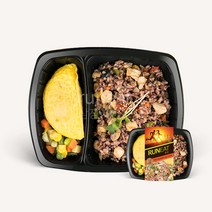 런잇 현미닭가슴살영양밥&불고기오믈렛 5팩 215g 식단관리 냉동도시락