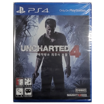 PS4 언차티드 4 해적왕과 최후의 보물 오리지널 표지 한글판 중고
