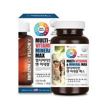어바틀 멀티비타민 앤 미네랄 맥스 1100mgx90캡슐 가족 종합 영양제 패밀리 고함량 활성 비타민 여성 남성 어린이 남녀노소 활력비타민 미국직수입, 1100mg, 90정