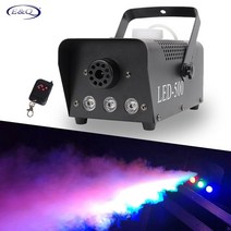 스모그 머신 포그 연무기 연막 소독기새로운 원격 제어 led 500w 연기 기계 rgb 혼합 색상 안개 기계 전문 연기 이젝터 무대 장비 led fogger, led-500w, au 플러그