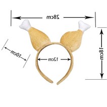 헤어터번 BW 추수감사절 장식 칠면조 다리 발브라켓 레이스 하객 소품 2750118774, 트리놀 헤어터번
