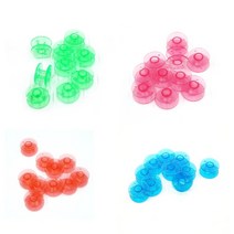 실감개 보빈 10P 재봉틀보빈 아크릴소재 색상랜덤 2cm