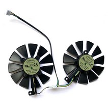 쿨러 ASUS AREZ RX 470 570 580 EXPEDITION OC 그래픽용 스트릭스 팬 87mm T129215SU PLD09210S12HH 4 핀 RX580 RX570, 02 T129215SU