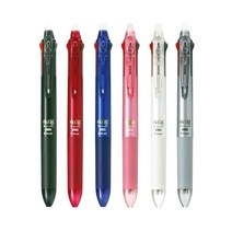 파이롯트 프릭션 슬림 3색볼펜/ 리필심 지워지는 볼펜, 3색슬림볼펜 0.5-펄화이트