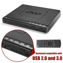 CDDVD플레이어미니 DVD 플레이어 USB HD 휴대용 다중 재생 ADH MP3 디스크 홈 시어터 시스템, 한개옵션0