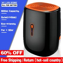 휴대용 미세먼지 공기청정기 기본 공기 필터가 있는 휴대용 제습기 주방용 가정용 2 in 1 조용한 수분 흡, 06 CXBD (110V)_05 KR