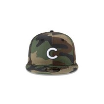 New Era 9Fifty 우드land Camo MLB 시카고 컵스 기본 스냅백 (1194