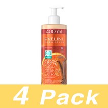 Eveline Cosmetics 바디 크림 젤 내추럴 오렌지 익스트랙 Bio Natural Orange 400Ml 4개