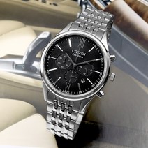 시티즌 남성 에코드라이브 메탈 손목시계 CA4410-84E