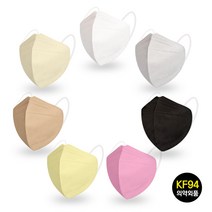 에어디어 7day 마스크(7매입)(대형/중형/소형) KF94 7종류컬러 개별포장, 중형-7day 패키지