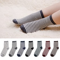 지지몰스 베이직 스트라이프 양말
