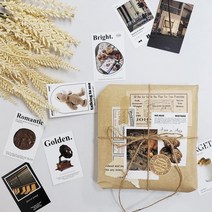 [힐링마켓]북 스티커 데코 옐로우 50매, 상세페이지 참조