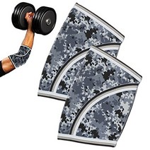 테니스 엘보 보호대 밴드 스윙 팔아대 팔꿈치 스쿼시 골프 7mm 소매(쌍) 중부하 작업용 손목 랩-지원 ampamp 파워리프팅 두 여성용 네오프렌 브레이스 ampamp, 위장, s