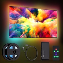 홈 시어터 스피커 사운드바 홈시어터 시스템 70-90 인치 TV 앰비언트 PC 백라이트 장치 USB RGB 테이프 스