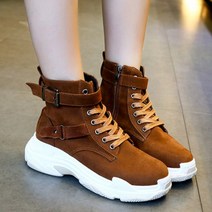 가바바 여성 부츠 웨지 캐주얼 스트랩 벨벳 하이 퀄리티 신발 G39732