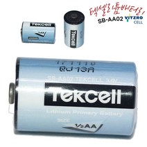 텍셀 PLC열량계배터리 SB-AA02 1 2AA 3.6V 1200mAh