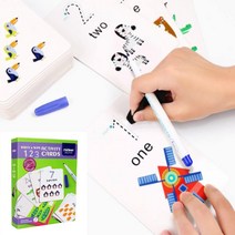 아기그림카드 숫자따라쓰기 유아그림카드 유아숫자카드