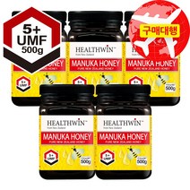 헬스윈 뉴질랜드 마누카꿀 UMF5+ 500g, 5개