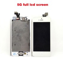 스노우볼장 Lcd 리퍼비시 아이폰 호환 6s 7 8 플러스 Ecran LCD 터치 X XR 디스플레이 11 스크린 트루톤 교체용 수리 부품 예비 파츠, [01] 5S copy white