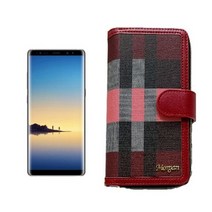 기타 바보사랑[아테나케이스]갤럭시노트8 모간 지퍼 지갑케이스 (SM-N950)[무료배송], 버건디